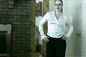 My pale skin a-hole at the end of my hot striptease on livecam
