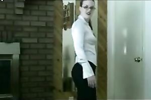 My pale skin a-hole at the end of my hot striptease on livecam