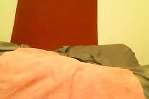 Sweet dark legal age teenager playgirl with hairless coochie masturbates with a sex toy
