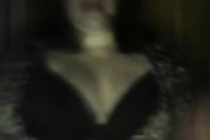 Exposing my large natural tits for the web camera and kneading 'em