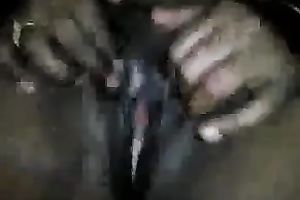 Spoiled and lascivious doxy is showing off her soaked vagina