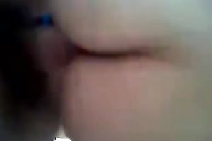 My brunette hair GF rides my wang after engulfing it passionately