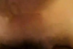 Slender ebony with biggest saggy meatballs likes cowgirl position