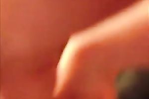 Cute Asian dark brown wife blows me and takes a load of cum on her face