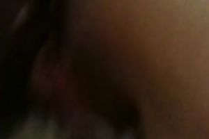 My girlfriend shows off her trashy looking pussy and anal gap