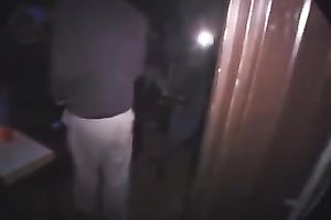 My buddy filmed a undressed brunette hair honey dancing at a party