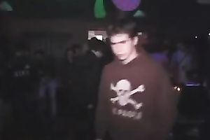 My buddy filmed a undressed brunette hair honey dancing at a party