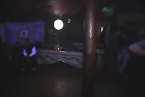 My buddy filmed a undressed brunette hair honey dancing at a party