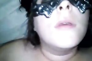 Masked wench is actually into having sex in missionary position