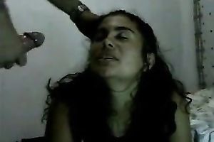 Filthy teen playgirl got damn chunky butt facial ejaculation