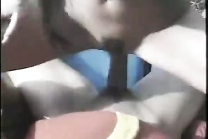 Got her taut and freshly shaved booty hole permeated hard