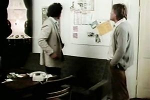 Sexy and excited dark brown sucks on a large shlong and receives hammered from behind