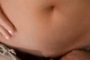POV movie scene with a brown-haired woman working on a knob