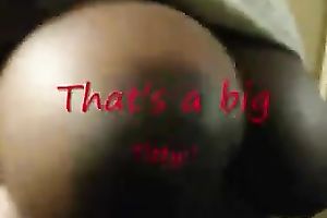 My hawt dark girlfriend with massive natural mambos having pleasure