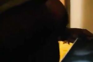 My hawt dark girlfriend with massive natural mambos having pleasure