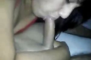 My chic Latina GF looks sexy as hell and this babe knows how to give blow job sex