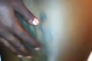 Ebony queen wishes me to group-sex her constricted fanny from the back