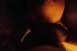 My fine wifey lets me caress her deliciously constricted cum-hole