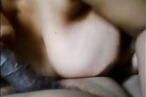 My large tittied amateur wife is engulfing on my veiny wang with excitement