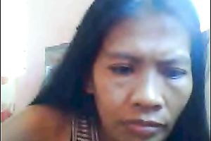 Asian milf shows off her hawt petite billibongs to camera