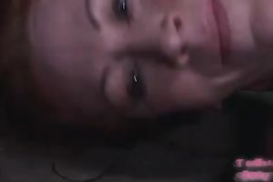 Boobalicious redhead merits a admirable old fashioned butt whipping