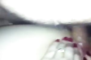Cumming on my wife's pubis after sex in the missionary pose