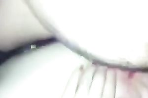 Cumming on my wife's pubis after sex in the missionary pose