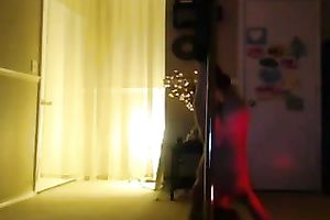 This strikingly hot web camera charmer can't live without pole dancing