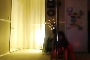 This strikingly hot web camera charmer can't live without pole dancing