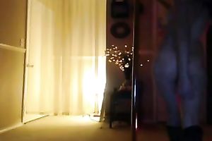 This strikingly hot web camera charmer can't live without pole dancing