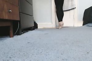 My unbelievably sexually excited horny white wife can't live without showing off her hot feet