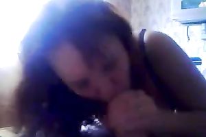 My breasty Russian girlfriend knows how to give a worthwhile head