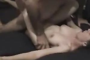 Flexible miniature pale skin whore licked and pounded