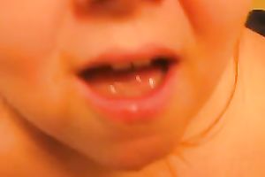 Filthy big beautiful woman white floozy easily makes me cum in her face hole