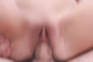 Amateur brunette works on a dick and takes a ride on it