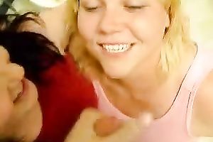 Cock crazed skanks are fighting over my subrigid wang in a public water closet