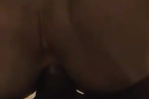 My paramour gets her dark hole screwed and creampied by me