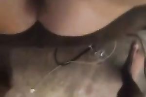 My paramour gets her dark hole screwed and creampied by me
