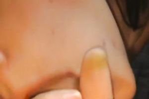 This gorgeous hottie desires her BF to fuck her constricted asshole and cum inside her