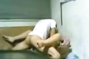 I leaved my web camera in the room unintentionally filmed my friends' fuck