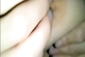Watch me pounding my breasty wife's unshaved bawdy cleft indoors