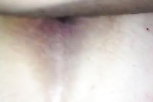 Watch me fucking my wife's holes with my pulsating dark penis