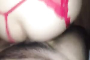 Skanky nympho with wet butt likes getting drilled from the back