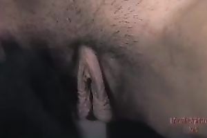 Hot BDSM movie scene with outstanding brunet whore called Jade