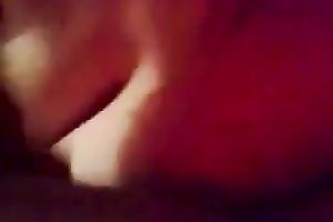 Busty and dilettante blond girlfriend is playing with my weenie