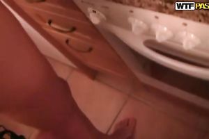 That dude finds a charming horny white wife on vacation and licks her cunt