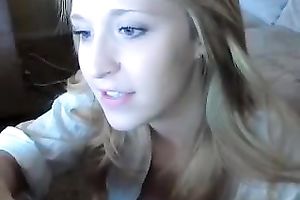 Gorgeous blond legal age teenager playgirl gets nude and exposes her bare hawt a-hole