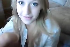 Gorgeous blond legal age teenager playgirl gets nude and exposes her bare hawt a-hole