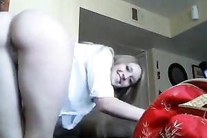 Gorgeous blond legal age teenager playgirl gets nude and exposes her bare hawt a-hole