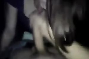 Extremely good honey sucks my large penis right in my car